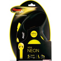 Flexi New Neon Sangle Noir/Neon