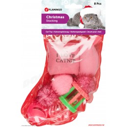 Jouet chat Noël Chaussette...