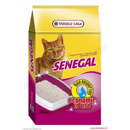 Litière Chat - Sénégal 30L - V. Laga - aux granulés d'argile blanche du sénégal