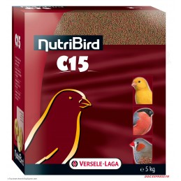 NutriBird C15 - Versele Laga - canaris, oiseaux exotiques  et  indigènes