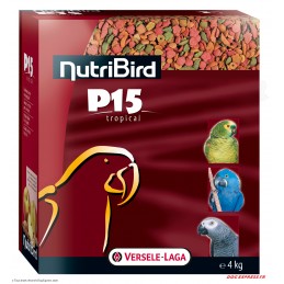 NutriBird P15 Tropical - Versele Laga - perroquets - multicolor pellets