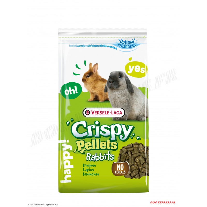 Crispy Muesli - Rabbits 1kg - Mélange de qualité, riche en fibres