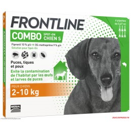 FRONTLINE COMBO Pipettes antiparasitaires Chien S