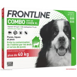 FRONTLINE COMBO Pipettes antiparasitaires Chien XL