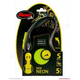 Flexi New Neon Sangle Noir/Neon