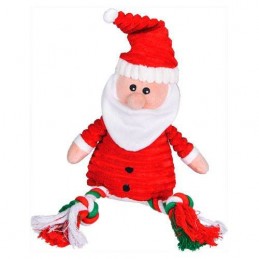 Peluche Père Noël Corde Sonore