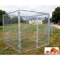 Chenil 2x2M FACADE avec porte