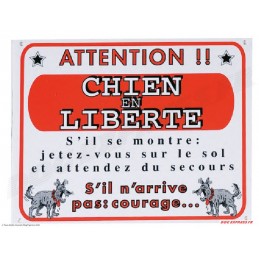 Panneau chien Libre