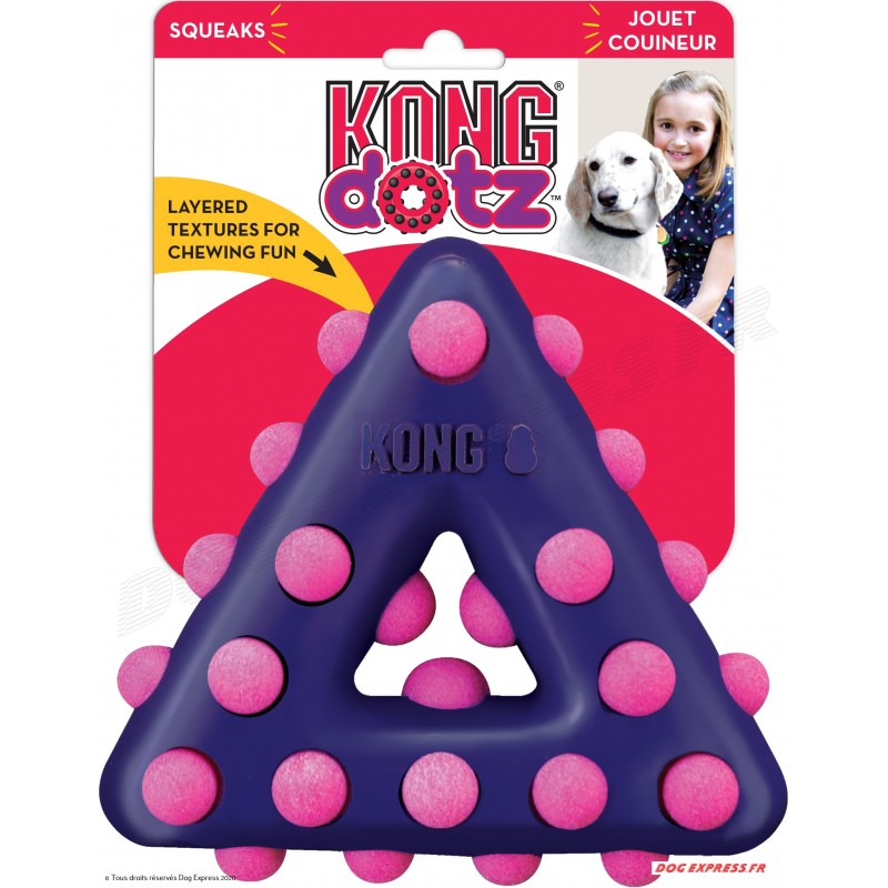 KONG Dotz Circle jouet pour chien L