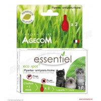 Anti-parasites, tiques, puces, vers chaton