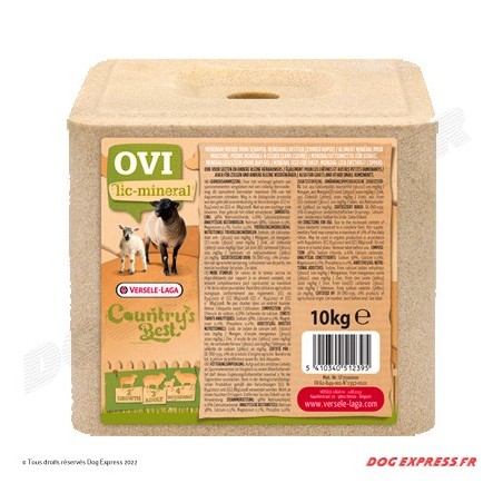 Pierre à lécher et lait pour ovin caprin
