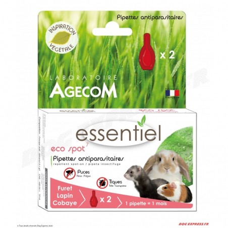 Spray et pipette anti puce et tique