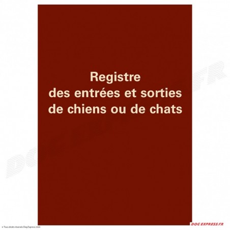 Livre des entrées, sorties et carnet de ventes